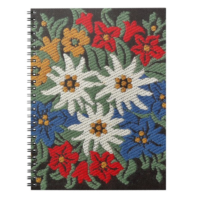 Cuaderno Flor alpina suiza Edelweiss (Frente)