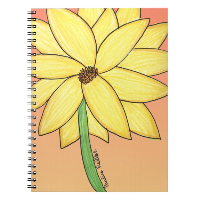 Cuaderno Flor Amarilla (Frente)