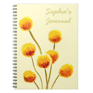 Cuaderno Flor australiana nativa botón Billy