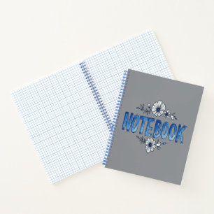 Cuaderno Flor azul - Serenidad en todos los Petales