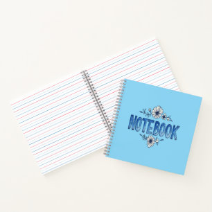 Cuaderno Flor azul - Serenidad en todos los Petales