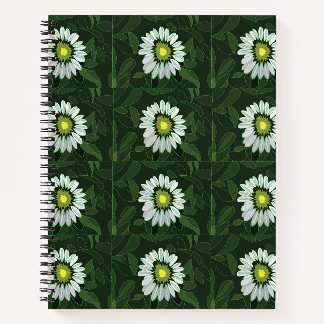 Cuaderno Flor blanca (Anverso)