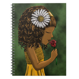 Cuaderno Flor Chica afroamericana