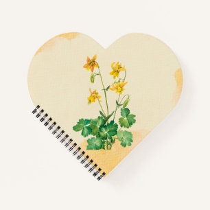 Cuaderno Flor Columbina limón