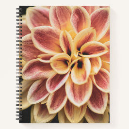 Cuaderno Flor Dahlia de verano (arte floral)
