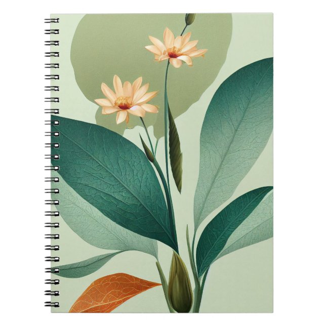 Cuaderno Flor de agua suave (Frente)