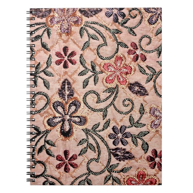 Cuaderno Flor de alfombra oriental (Frente)
