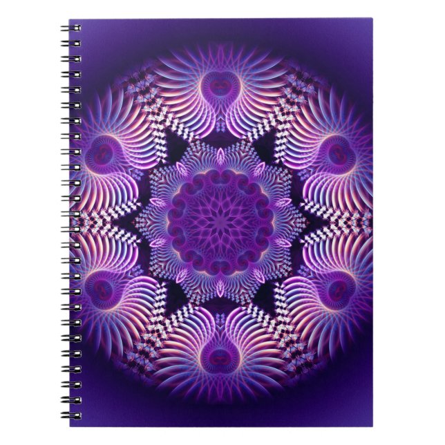 Cuaderno Flor de Apofisis Kaleidoscope I (Frente)