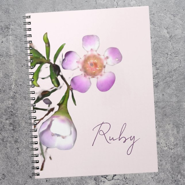 Cuaderno Flor de Cera Delicada en Flor (Subido por el creador)
