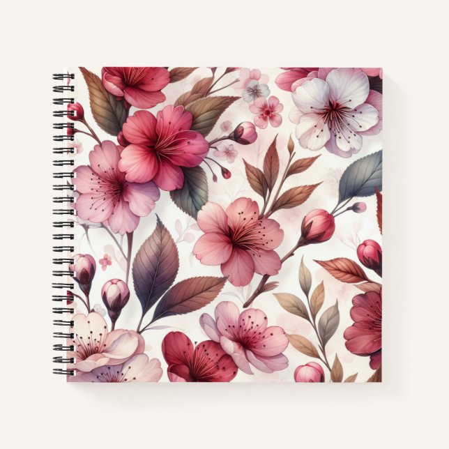 Cuaderno Flor de Cerezo (Anverso)