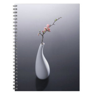 Cuaderno Flor de cerezo en florero