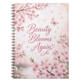 Cuaderno Flor de Cerezo : La Belleza Florece de Nuevo