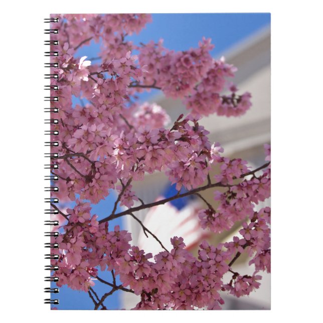 Cuaderno Flor de Cerezo Sakura Americana (Frente)