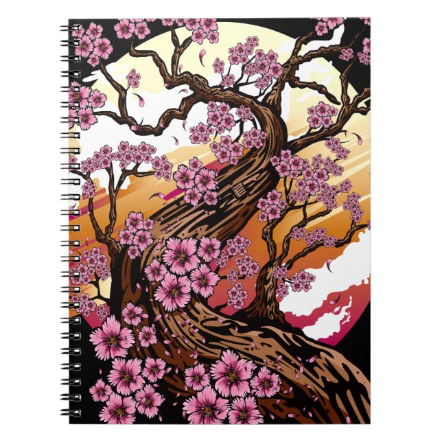 Cuaderno Flor de cerezo salvaje (Frente)