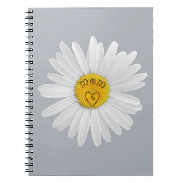 Cuaderno Flor De Daisy Para La Historia Del Personalizar De (Frente)