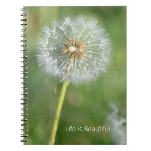 Cuaderno Flor de Diente de León (mi fotografía)