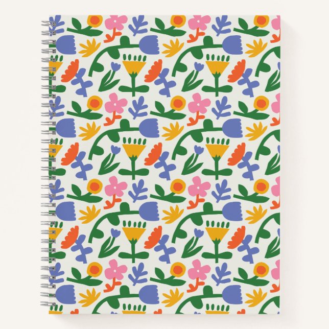 Cuaderno Flor de diversión de primavera (Anverso)