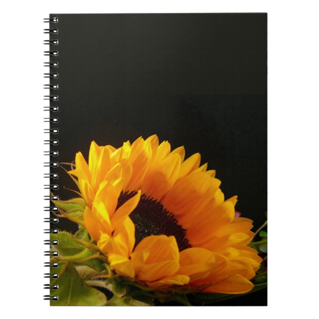 Cuaderno Flor de girasol amarillo (Frente)