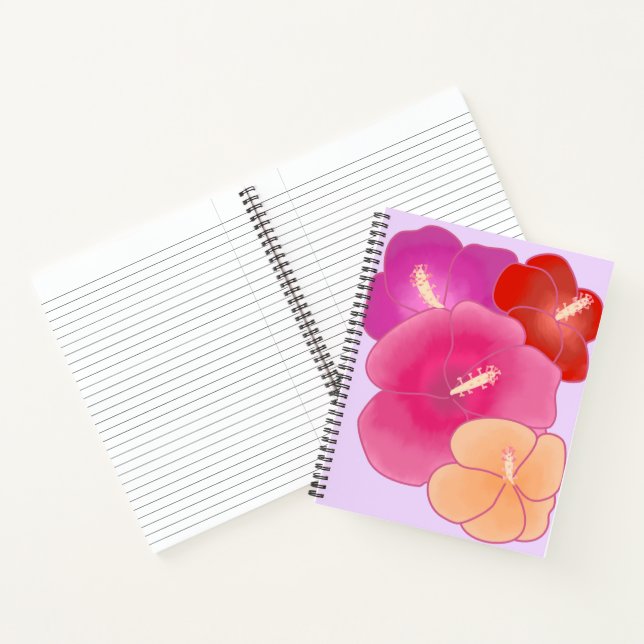 Cuaderno flor de hibiscus (Interior)