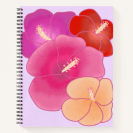 Cuaderno flor de hibiscus