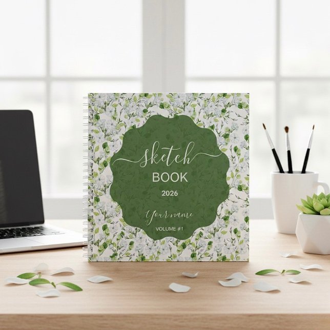 Cuaderno Flor de Jazmín Elegante (Subido por el creador)