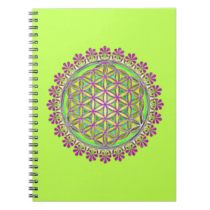 Cuaderno Flor de la Vida - Adornos de Flor Antigua 2