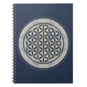 Cuaderno FLOR DE LA VIDA - Arte del Símbolo de la Geometría