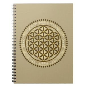 Cuaderno FLOR DE LA VIDA - Arte Simbólico de Geometría Sagr