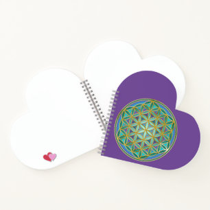 Cuaderno FLOR DE LA VIDA - Diseño de Geometría Sagrada 1