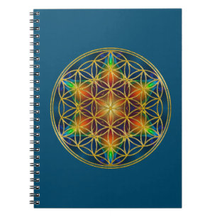 Cuaderno FLOR DE LA VIDA - Flor Fractal 1