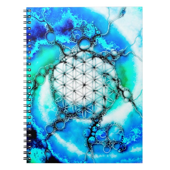 Cuaderno Flor de la Vida - Formas Coloridas 2 (Frente)