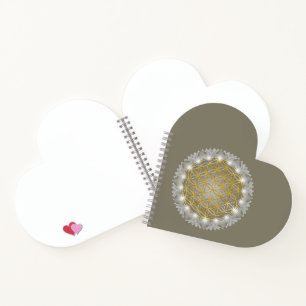 Cuaderno FLOR DE LA VIDA - Geometría Sagrada Luz 1