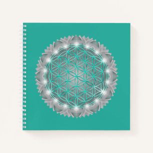 Cuaderno FLOR DE LA VIDA - Geometría Sagrada Luz 2