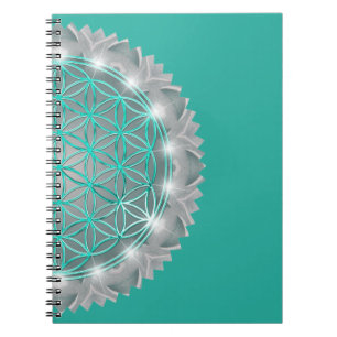 Cuaderno FLOR DE LA VIDA - Geometría Sagrada Luz 2