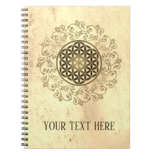 Cuaderno Flor de la Vida - Mandala Adornos Vintage 2