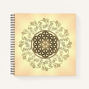 Cuaderno Flor de la Vida - Mandala Adornos Vintage 2