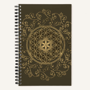 Cuaderno Flor de la Vida - Mandala Adornos Vintage 2