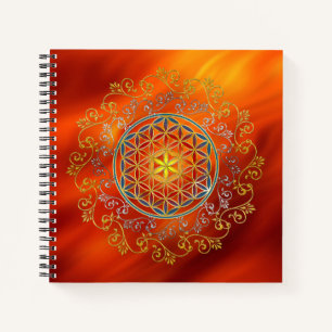 Cuaderno Flor de la Vida - Mandala de Adornos Vintage 1