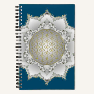 Cuaderno Flor de la Vida - Mandala de Flores 1
