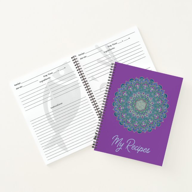 Cuaderno Flor de la Vida - Mandala Estilo India 1 (Interior)
