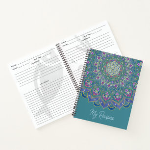 Cuaderno Flor de la Vida - Mandala Estilo India 1