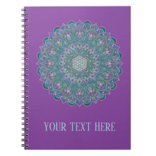 Cuaderno Flor de la Vida - Mandala Estilo India 1