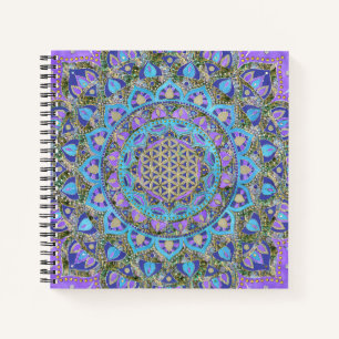 Cuaderno Flor de la Vida - Mandala Estilo India 2