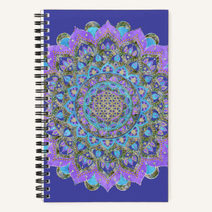 Cuaderno Flor de la Vida - Mandala Estilo India 2