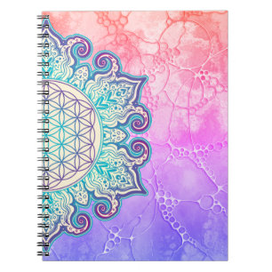 Cuaderno Flor de la Vida - Mandala Indio 2