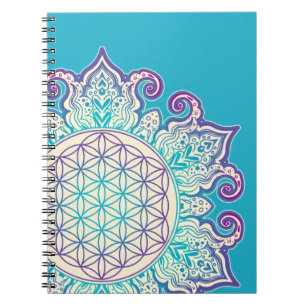 Cuaderno Flor de la Vida - Mandala Indio 2