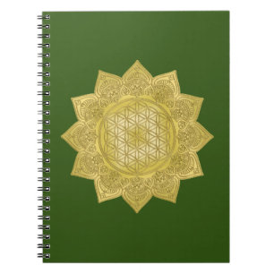 Cuaderno Flor de la Vida - Mandala Indio 4