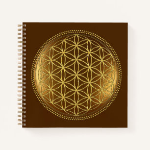 Cuaderno FLOR DE LA VIDA - Medallón de Geometría Sagrada 1