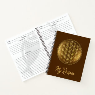 Cuaderno FLOR DE LA VIDA - Medallón de Geometría Sagrada 1