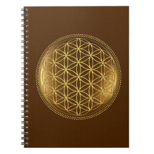 Cuaderno FLOR DE LA VIDA - Medallón de Geometría Sagrada 1
